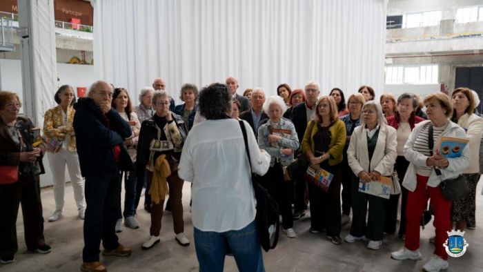 Vivencias Seniores visitam exposicao Ricochete